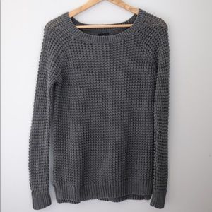 American Eagle Knit Gray Sweater